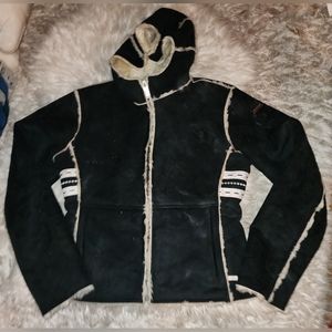 Spyder coat fur lined med size 6